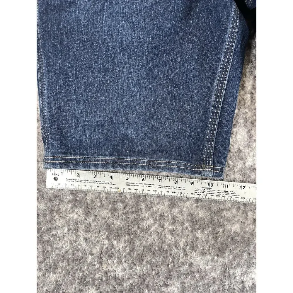 Big Mac Carpenter Shorts Mens 36x11 Blue Denim Wide Leg Outdoor